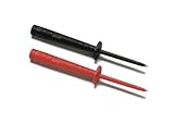 Fluke TP80 2 Piece Electronic Test Probe Set with Insulated Cap, 1000V Voltage, 10A Current [並行輸入品]