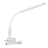 MOCREO(モクリオ) LEDクリップライト デスクライト　電気スタンド　タッチセンサー 無段階調光(ホワイト)