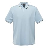 [モンベル] ショートスリーブティーベーシックポロシャツ 半袖 夏Tシャツ メンズ M'S BASIC S/S POLO TEE 3カラー (スカイブルー, 100(L) 身長170~180cm) [並行輸入品]