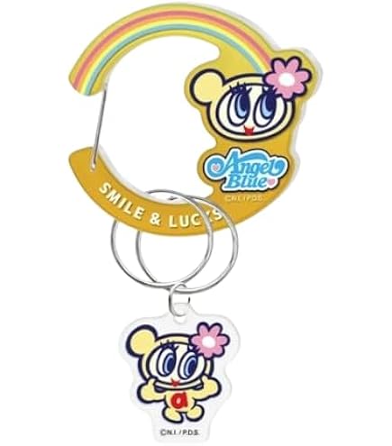 Amazon.co.jp: エンジェルブルー チャーム付きアクリルカラビナ