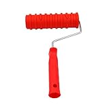 SunniMix 再利用可能　7 インチ　さまざまなデザイン　花柄模様　ペイントローラー　ハンドル付き　塗装用具　多種選べる　　 - A