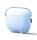 【elago】 AirPods Pro3 対応 ケース クリア 耐衝撃 傷防止 おしゃれ カバー ワイヤレス充電 対応 シンプル クリアケース [ AirPods Pro 3 エアーポッズプロ3 エアポッツプロ 第3世代 対応 ] case CLEAR CASE アクアブルー