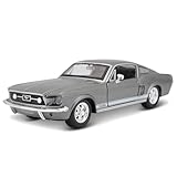 Maisto（マイスト）1/24 フォード マスタング GT 1967 グレー ／ ミニカー ダイキャストカー 完成品 31260 GY