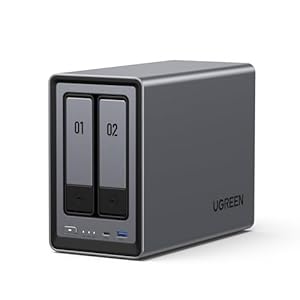 UGREEN NASync DXP2800 2ベイ デスクトップNASキット Intel N100 8GB DDR5 2.5GbE M.2 4K HDMI