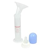 uxcell 搾乳器 さく乳器 哺乳ポンプ　PP材質　手動　赤ん坊　母乳　ブラシ　吸引装置