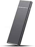 外付けSSD ポータブルSSD USB3.0 Type-C対応 小型 軽量 モバイルSSD 外付けストレージ アルミ合金 耐衝撃 データ保存 バックアップ用 PC/Mac/ゲーム機対応 プラグアンドプレイ(Black,8TB)