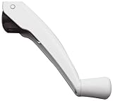 Prime-Line Products TH 22253 Window Operator Folding Crank Handle, 11/32 in. Bore, White Enamel Fini