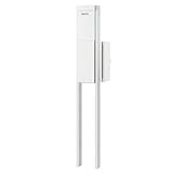 クオール 門柱＋ポスト(右)＋LED 3点セット (ドアホン穴なし) KS-GP10A-ENH-M3R-W ホワイト ナスタ