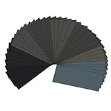 MORLARCO 耐水ペーパー 紙やすり 24枚6種類 1000～10000番 極細目 230×93mm サンドペーパー (1000 1500 2000 3000 5000 10000 各4枚入り) 紙ヤスリ 耐水ヤスリ ヘッドライト磨き 金属 木工 DIY作業に キッチンの掃に