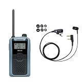 KENWOOD 特定小電力トランシーバー UBZ-LU20+対応イヤホンマイク K012H セット(ブルーグレー, 1台セット)