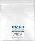 【CD/DVDスリム用】OPP袋 本体側密着テープ付 国産【100枚】
