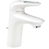 グローエ　洗面用水栓　【33 558 LSJ3】　ユーロスタイル シングルレバー洗面混合栓(引棒付)ムーンホワイト