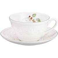 【正規輸入品】 ウェッジウッド フェスティビティ ラズベリー ティーカップ&ソーサー S8951000001