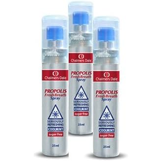 Amazon プロポリス 口臭用 ブレススプレー25mlｘ３本セット 海外直送品 プロポリス ブレススプレー 口臭清涼剤 通販
