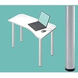 Garage パソコンデスク L型デスク D2 D2-H-ST 白 ホワイト