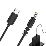 USB PDトリガーケーブル,65W PD USB C - DC 電源ケーブル タイプ C アダプター | PD 欺瞞ラインチップ 9v 12v 15v 20v 固定電圧急速充電ラインタイプ c に 5.5*2.5 ミリメートル4.92フィート USB - DC電源ケーブル タイプC - DCケーブル ルーター、Light Cat、オーディオファン、電動ドライバー用