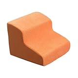 Ｃｕｔｉｃａｔｅ ドッグステップ 踏み台 犬 階段 ステップ ペット階段 ドッグラダー 高密度フォーム 犬用スロープ 犬用踏み台 滑り止め 小型犬 室内犬 高齢犬 老犬介護 ケガ防止 カバー取り外し 洗える - 2層