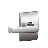 Schlage f10-ela-cen Passage Elanドア飾りの世紀ローズのLeverset、サテンクローム