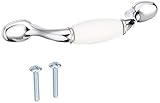 Amerock Cabinet Pull 3" Center Allison Polished Brass 1-1/4" Proj. [並行輸入品]