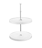 Rev-A-Shelf - 6012-24-11-52 - 24 in. White Polymer Dependent 2-Shelf Full Circle Lazy Susan Set [並行輸
