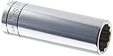SK Hand Tool 40824 12 Point 3/4-Inch Drive Deep Socket, 1/2-Inch, Chrome by SK Hand Tool