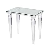 アクリルテーブル ガラステーブル コンソールテーブル ガラスデスク クリア 無色透明 インテリア 家具 アクリル樹脂 アクリル 強化ガラス テーブル デスク パソコン ディスプレイ リビング ダイニング 机 装飾 シンプル おしゃれ 壁面 