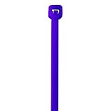 Tape Logic TLCT145E Colored Cable Ties 50# 14 Purple (Pack of 1000) [並行輸入品]