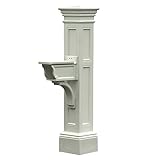 Mayne 5805-WH Liberty Mailbox Post, White [並行輸入品]