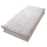 シルフィーズ 敷きパッド 冬 ダブル 140×200cm 暖かい フランネル キルティング 洗える 無地 もこもこ グレー