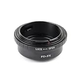 Toileum FD-FXマウントアダプターリング キヤノン FDマウントレンズに対応 Fuji Xマウントカメラボディーに対応 X-A1/X-A2/X-A3/X-E1/X-E2/X-Pro1/X-Pro2カメラ用アダプターリング 無限遠実現 マニュアルフォーカスレンズアダプターリング(FD-FX)