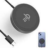 Minthouz Qi2 マグセーフ対応 ワイヤレス充電器 超薄軽量 iPhone/AirPods対応 ブラック