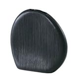 【6個入】花器(花瓶/フラワーベース) エフ ナニー 長さ11cm 穴無し ブラック(黒) 〔ガーデニング用品/園芸〕