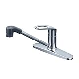 KVK:流し台用シングルレバー式シャワー付混合栓 ＜KM5091TF＞ 型式:KM5091TF