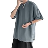 [Goodfeel] メンズ シャツ 半袖 tシャツ 夏服 無地 大きいサイズ カジュアル オシャレ おしゃれ ゆったり シンプル 軽い 柔らかい 人気 服 メンズ
