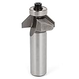 uxcell　チェームファン　ルーター　ビット　1/2" 　ラウンド　シャンク　5/16"　カッティング　45ディグリー