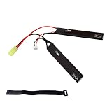 MINSHI セレブ製 7.4V 1000mAh 2S 20C Lipoリポバッテリー グリーン小田宮プラグ 適用 RCカー用 RCトラック用 RCヘリコプター用 FPV用 ドローン用など 103mm*21mm*6.5mm【PSE認証済】[2.5 × 30cm裏返しのマジックテープをプレゼントします]2024CF