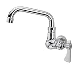 Krowne Royal Series Single Wall Mount Faucet, 12" Spout, Low Lead 16-171L [並行輸入品]
