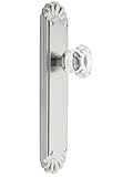 Trenton Door Set With Fluted Crystal Knobs Double Dummy Satin Nickel. Old Door Knobs. [並行輸入品]