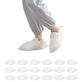 A-CRAFT 10組20枚セット 使い捨て シューズカバー 白 不織布 丈夫 厚手