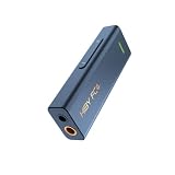 HiBy FC4ヘッドホンアンプ ポータブルDAC 4.4mmと3.5mmヘッドフォン出力付き MQA16X PCM768K DSD256 高駆動力 Android/iOS/Mac/Windows用 (ブルー)