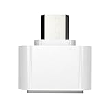 Bolayu 5pcs Micro USB to USB2.0 OTG Expansion Adapter For Cell Phone Android White [並行輸入品]