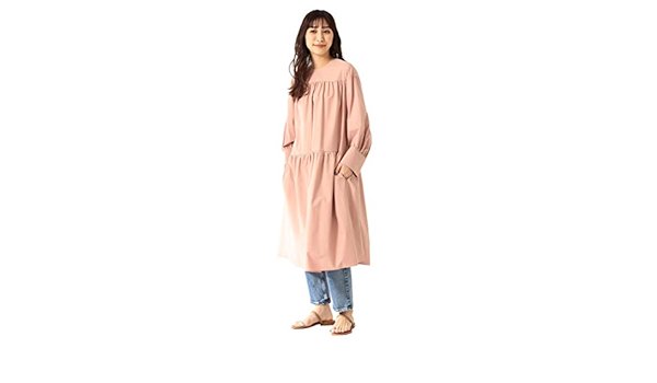 Amazon Co Jp デミルクスビームス Demi Luxe Beams ワンピース コットン ティアード ワンピース レディース ピンク One Size 服 ファッション小物