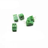 2.54mm 間隔 2P ビス式 PCB リード線端子, PCBスクリューターミナルブロック, 150V 6A (50)