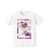 BIGMARK ウマ娘 トウカイテイオー スペシャルウィーク サイレンススズカ Tシャツ まる襟 コットン コスプレ 衣装 ハロウィン 仮装 大きいサイズ 小さいサイズ 半袖 白紫 M