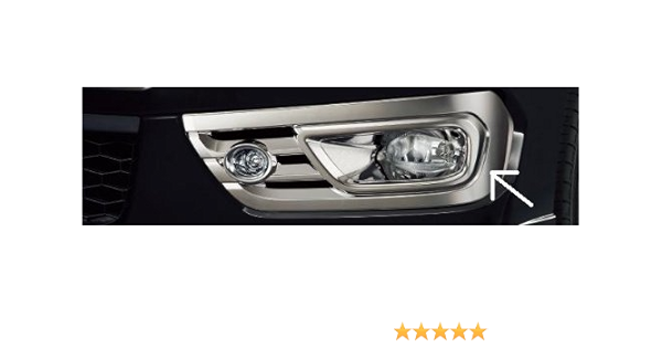 Amazon ホンダ ステップワゴン スパーダ Rk1 Rk5 フォグライトガーニッシュ ダーククロームメッキタイプ 車 バイク 車 バイク