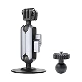 PGYTECH アクションカメラ用 粘着マウント V2 角度調整 1/4インチマウントアダプター アクションカメラマウントアダプター