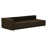 arne ベンチソファ ベンチ イス 背もたれ 肘掛け 片肘付き コーナーソファー Baggy DX-R 3×8 ファブリック ダークブラウン