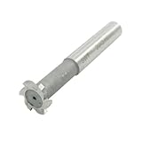 uxcell　Tスロットエンドミル　HSS素材　20mmx3mm　6フルート　ストレートシャンク