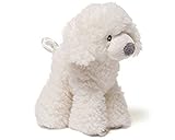 Baby Gund Fluffey Puppy Rattle Ivory by Baby Gund