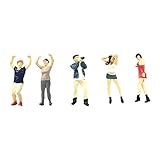 Generic 1/64モデルストリートシーン人物キャラクター人形レイアウトジオラマオーナメント - B